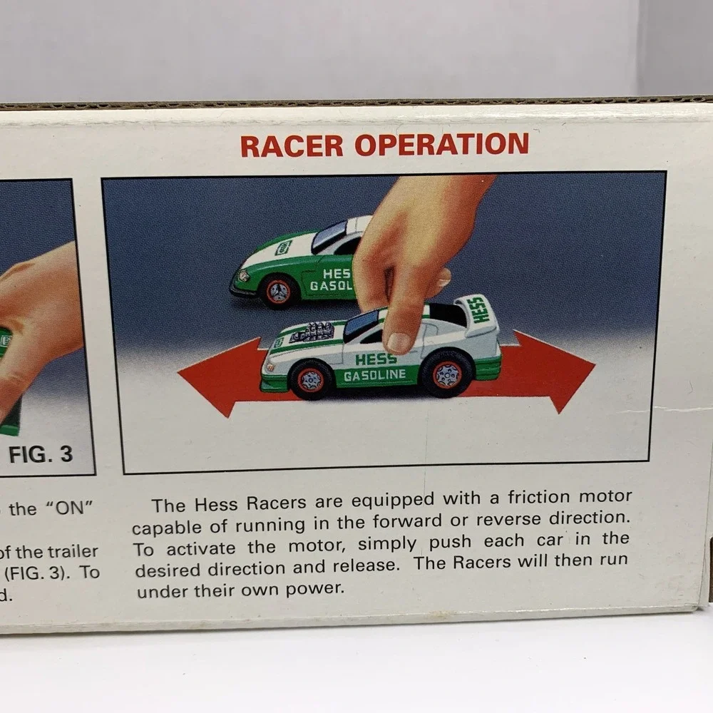 RARE Vintage 1997 HESS Toy Truck and Racers -‎ NEW In Original Box